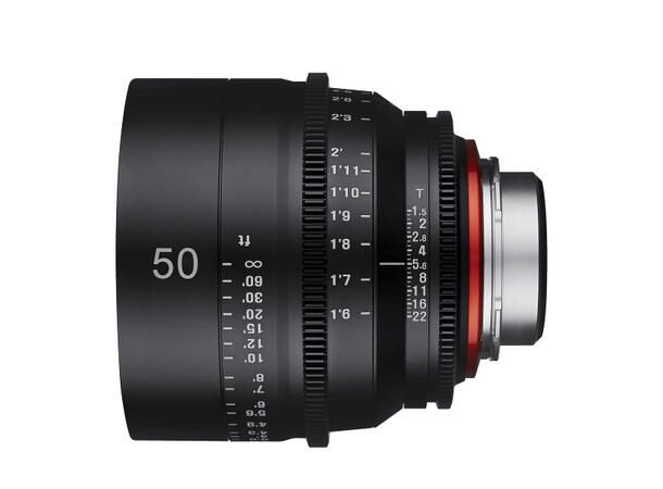 Samyang Xeen 50mm T1.5 Cine Canon Normal videoobjektiv 